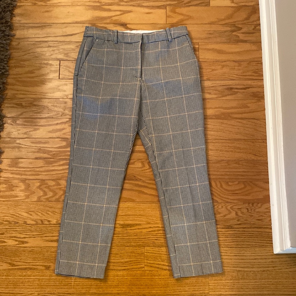 Plaid dress slacks